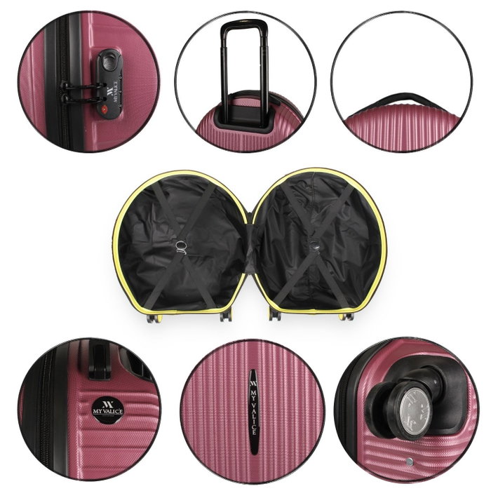 Zoozie Bags Maleta Oro Rosa